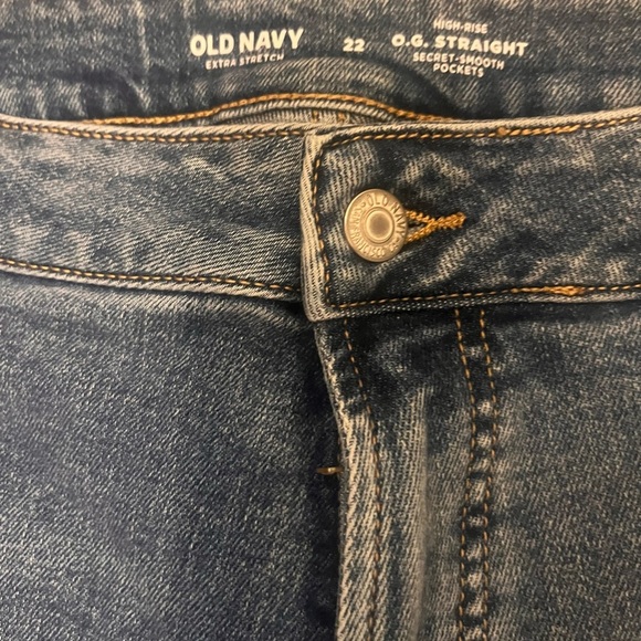Size 22 Old Navy OG Straight High Rise Extra Stretch Ankle Jeans Plus Size NWT - Picture 4 of 5